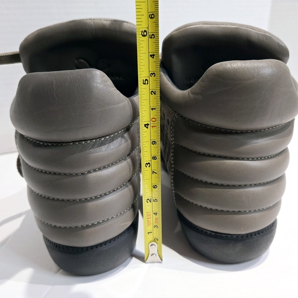 Monika Chiang NWOT Artemys Taupe Grommetted High Top Sneakers - Picture 5 of 9